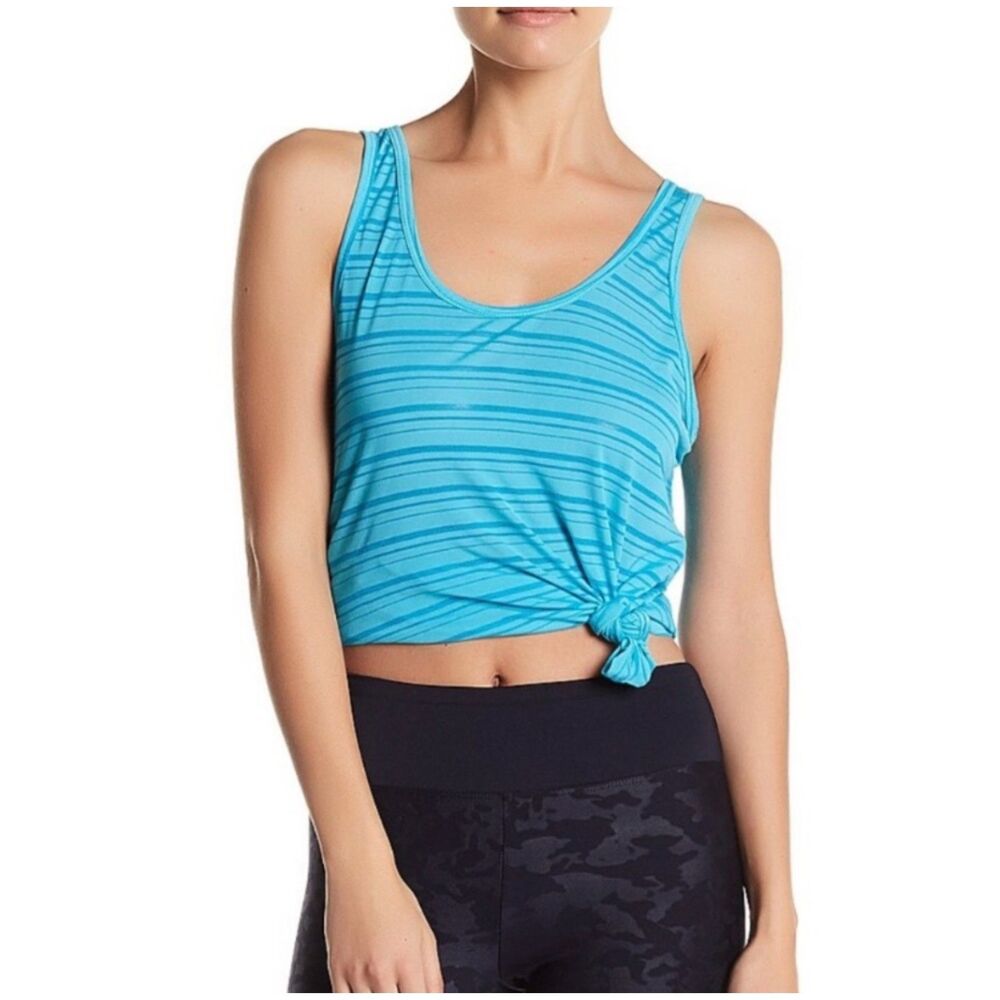 Bally Total Fitness Blue Active Tank S